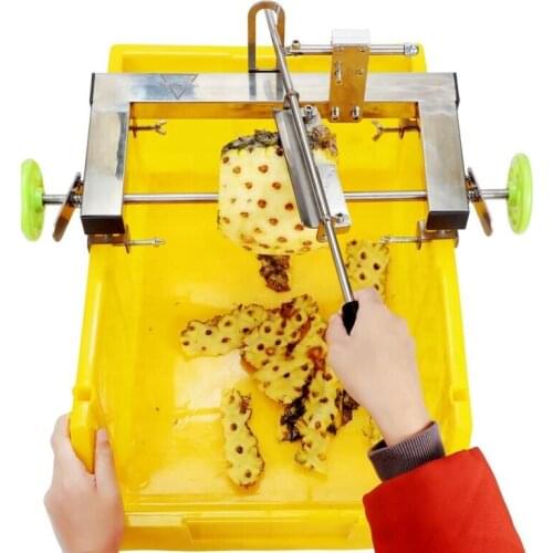Automatic Pineapple Corer Peeler Machine