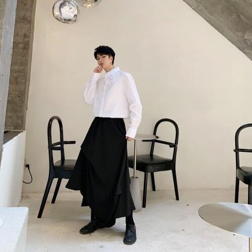 Four seasons, Dark Yamamoto, personal drape, mens Culottes, pants, hairdressers, young mens and womens trend