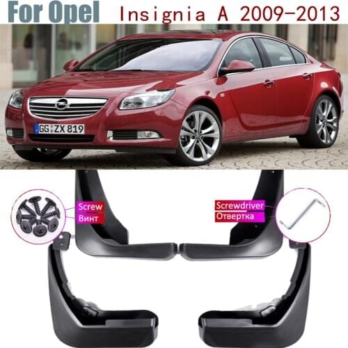 Car Mudflap 4x Mudguards Fender Styling Accessories Upgrade Mud Guard Flap Splash Protection For Opel Insignia A MK1 2009~2013