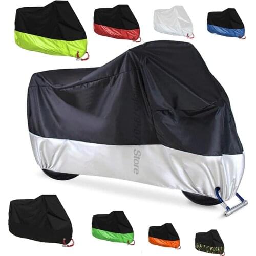 Motorcycle cover M L XL 2XL 3XL 4XL Outdoor UV waterproof Bike for Motor Cover Telo Coprimoto Veste Moto Yamaha Small Engine
