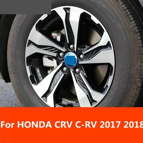 For HONDA CRV C-RV 2017 2018 Car Wheel Trim Alloy Wheel Arch Protector Rim Guard Adhesive Roll Anti-collision strip decoration