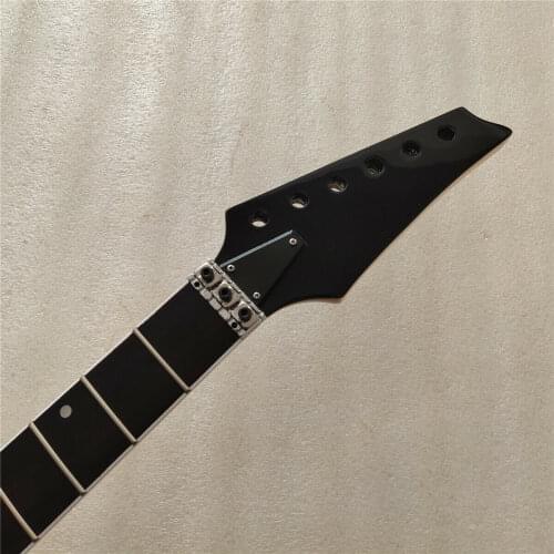 Electric Guitar Neck maple 24 Fret Rosewood Fingerboard locking nut Gloss IB style