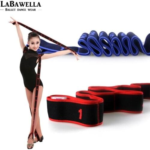 Gymnastics Child Latin Training Bands Pilates Yoga Stretch Resistance Bands Adult Fitness Elastic Band Crossfit dance DT004