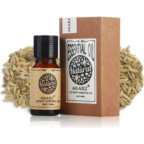 AKARZ Famous brand natural Fennel Oil improve loose skin is tight in fine lines of skin moisturizing Fennel essential Oil