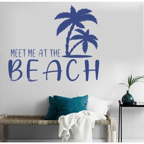The Palm Tree Wall Stickers for Living Room Decoration Support Color Customization Wallpapers Environmental Protection Z192