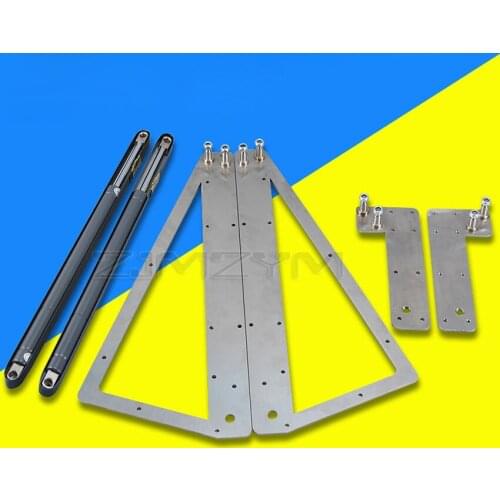 DIY Invisible Bed Wall Bed Hardware Accessories Hydraulic Hinge Kit Custom Folding Wall Cabinet Hydraulic Lever For 0.9M-2M Bed