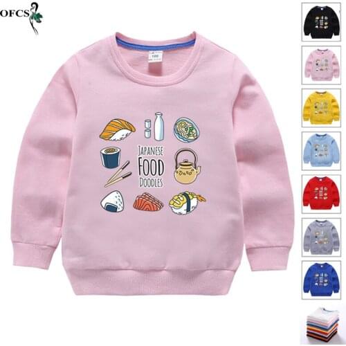 NEW Boys Girls Autumn Clothes 10Color Cute Cotton Hoodies Korean Kids Casual Outwear Thicken Fleece Sweatshirt Children Clothing