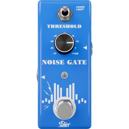 ISet Noise Gate Pedal Noise Reduction Suppressor Guitar Effect Pedal 2 Modes True Bypass Noise Killer Effect Guitar Accessories