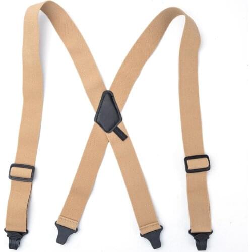 Four-fold cross straps suspenders shoulder strap clips wild decorative suspenders fashion trendy pants straps