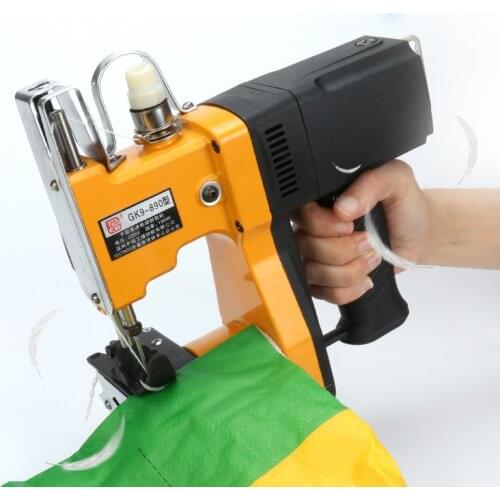 Portable electric sewing machine, sealing machine, woven bag sealing machine, express packing machine