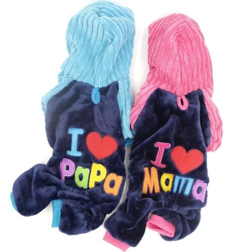 Various Winter Fleece Small Dog Clothes Puppy Jumpsuit Pet Costumes Dog Outfit For Halloween Christmas X'mas Pet Cat Apparel