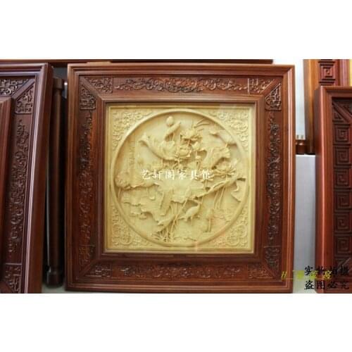 Dongyang wood carving in Ming and Qing Dynasties classical wood relief sculptures landing entrance plaque hanging seat screen wa