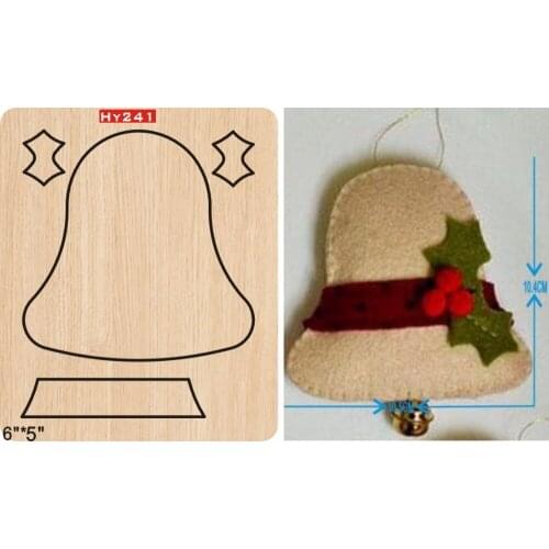 Christmas bell 2019 new wooden mould cutting dies for scrapbooking Thickness/15.8mm