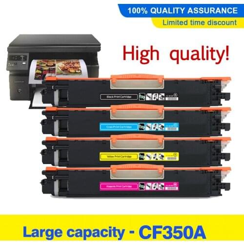 Compatible CF350A CF351A CF352A CF353A 130A Color Toner Cartridge for HP Color LaserJet Pro MFP M176n M176 M177fw M177 Printer