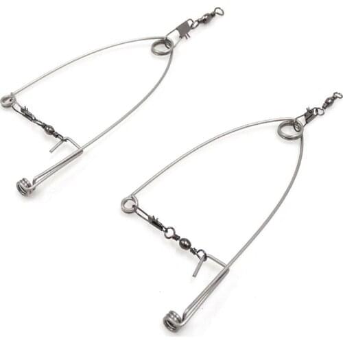 Universal Automatic Fishing Hook Catapult Ejection Full Speed All The Water Parts Stainless Steel Artifact Lazy Person Spring