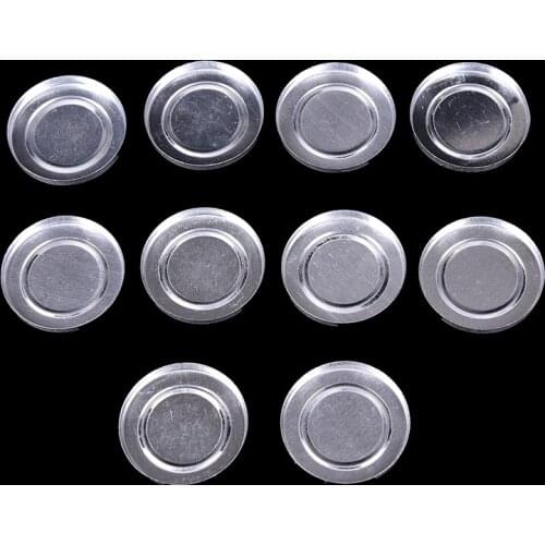10pcs Makeup Cosmetic Empty Aluminum Cases Pans For Eyeshadow Eye Shadow Container Pans Palette Case DIY Makeup Tool