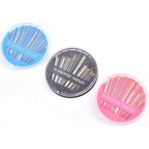 30pcs Darning Needles Leather Hand Sewing Needles Gold Eye Needle Embroidery Tapestry Home DIY Sewing Accessories