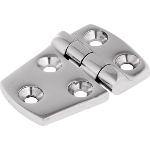 316 Stainless Steel Casting Hinge Door Hinge for Boat 57x38mm Silver