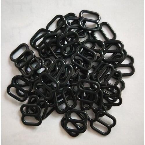 500pcs Metal Lingerie Adjustable Sewing Bra Sliders Rings Buckles DIY 8mm