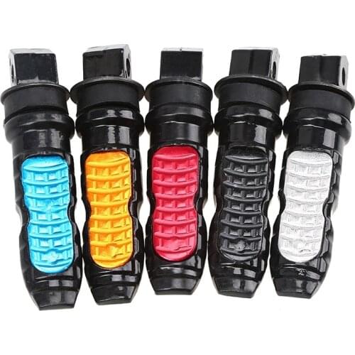 8MM Universal Motorcycle Foot Pegs Rest for Harley-Davidson Touring Sportster Rear Footrest Pedal Moto Repose Pied