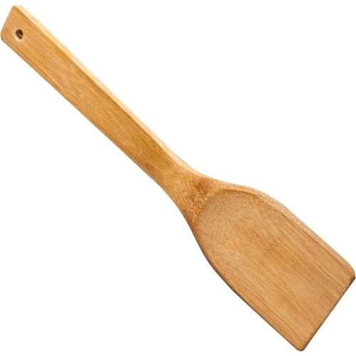 Bamboo Wood Kitchen Spatula Slotted Non-Stick Heat Resistant Cooking Spoon Baking Utensil Household Kitchen Tools