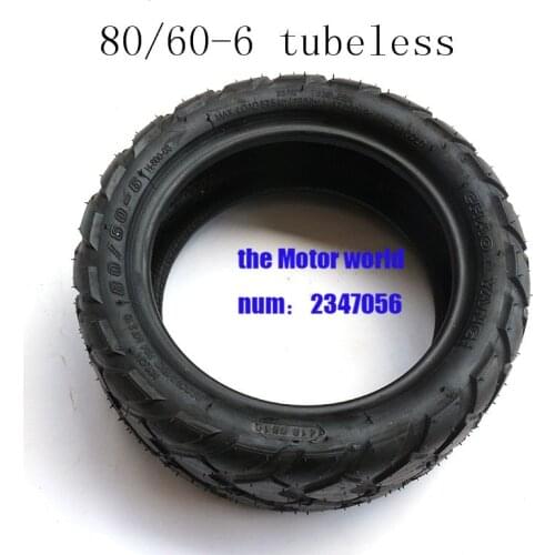 80/60-6 tire tubeless tire scooter wear-resistant 80/60-6 for New electric scooter mini kibe Go karts ATV Quad Dualtron