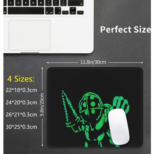Bioshock-Big Daddy-Watercolor Splatter Art Mouse Pad DIY Print Cushion Bioshock Rapture Big Daddy Infinite