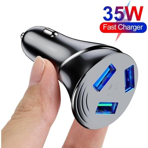 Quick Charge 3.0 4.0 Fast Car Charger For iPhone 12 Xiaomi Redmi Mobile Phone 3 Usb Fast Charging Adapter Usb Phone Charger