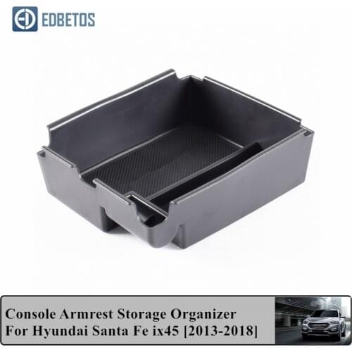 Santa Fe ix45 Center Conosle Organizer Tray For Hyundai Santa Fe ix45 2013 2014 2015 2016 2017 2018 Car Organizer Santa Fe ix45