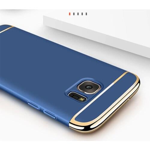 Case For Samsung Galaxy Note 5 Luxury Royal Gold Metal Plating Hard Removable 3 in 1 Fundas coque phone Case For Galaxy Note 5