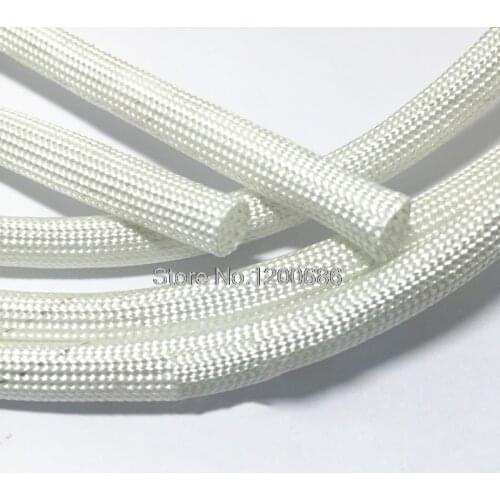 HTG FIBERGLASS SLEEVING 600 degree Celsius Insulating tube made of Soft Chemical Fiber Flame retardancy: VW-1