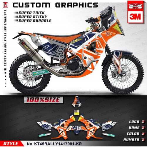 KUNGFU GRAPHICS Vehicle Décor Custom Vinyl Decals Sticker Kit for 450 Rally 2014 2015 2016 2017 2018
