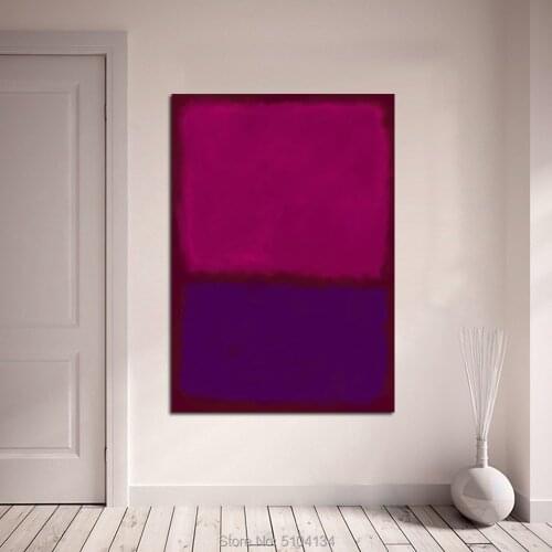 Mark Rothko Classical Oil Painting Hand Painted Wall Art Picture Home Decor Canvas Painting Living Room Modern No Frame