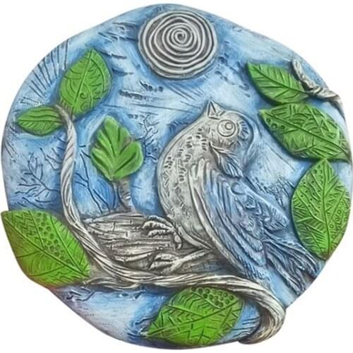 Creative Wall Decoration Exquisite Wood Crafts Carved Resin Hanging Ornament for Home Garden Courtyard M56