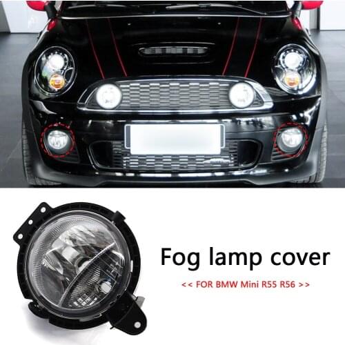 Multifunctional Replacement Daytime Running Lights Shades for BMW Mini R55 R56 Front Driving Fog Lamps Cover Auto Accessories