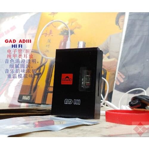 AD3 HIFI Portable Pure Class A Bile Duct Amplifier HD650 HD600 k701 Class A