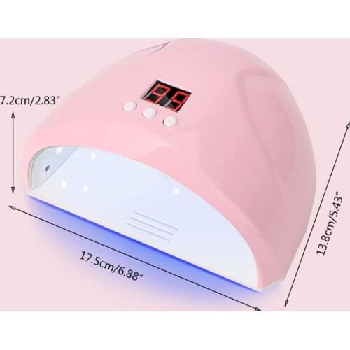 Portable 36W UV LED Nail Art Gel Polish Curing Light 30s 60s 90s Timer Nail Lamp Manicure Gel Dryer USB Charge Jewerly Making