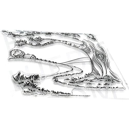 Tree COUNTRY ROADS Clear Stamp /Seal for DIY Scrapbooking/photo Album Decorative Clear Stamp Sheets 2021 New