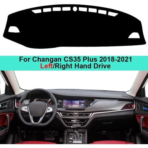 Car Inner Dashboard Cover Dash Mat Carpet For Changan Chana CS35 Plus 2018 - 2021 Sun Shade Pad Anti-Sun ANti-UV Anti-dirty