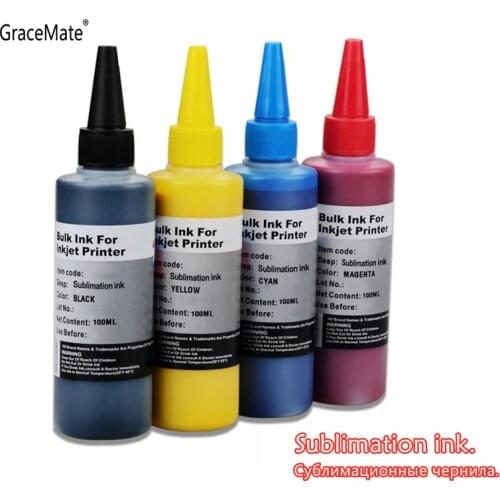 High Quality 4X100ML Universal Sublimation Ink for Epson L100 L110 L200 L210 L300 L355 L120 L130 L1300 L220 L310 L365 L455 L550