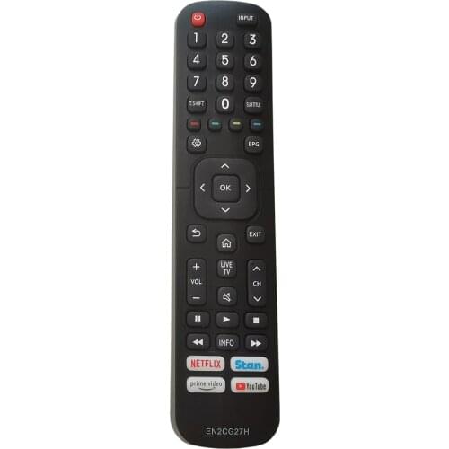 EN2CG27H Remote Control Replace For Hisense LED Smart TV 43S4 50S5 43S4 50S5