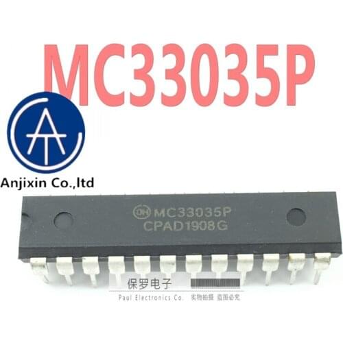 10pcs 100% orginal new real stock Motor driver MC33035P MC33035 DIP-24