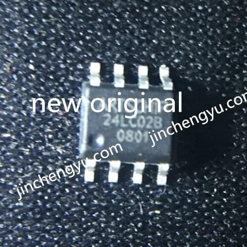 10PCS 24LC02B new be of great quality EEPROM, 2 kbit, 256 x 8-bit, serial I2C (2-wire), 400 kHz, MSOP, 8