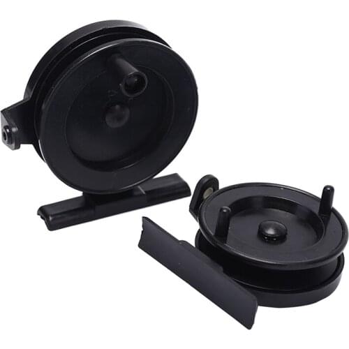 2 Sizes Winter Fishing Reels For Fly Fishing Plastic Ice Reverse Spinning Braking Gram Wheel Fishing Tackle Tools Spinning Reels