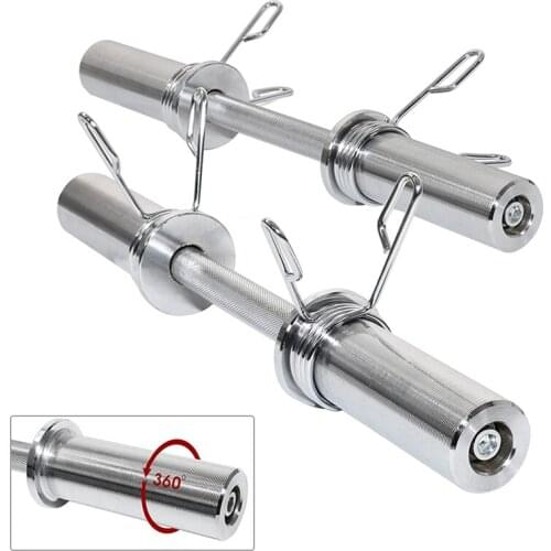 50mm Solid Standard Dumbbell Bar Heavy Duty Barbell Handles For Home Gym Fitness Weight Lifting Biceps Triceps Workout Equipment