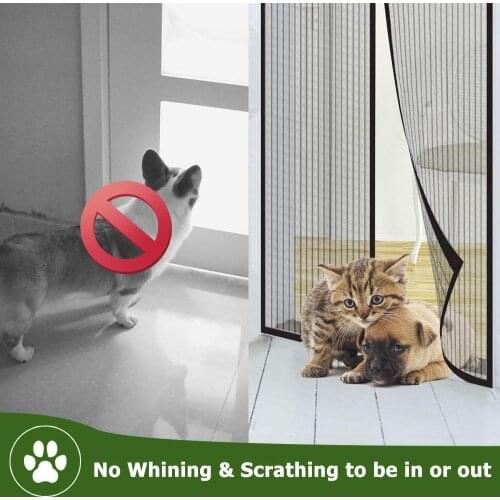 110*210cm Automatic Closing Door Screen Kitchen Curtain Summer Anti Mosquito Insect Fly Bug Curtains Magnetic Net DropShipping