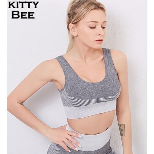 Seamless Sports Bras For Women Gym Sports Bra Push Up Bralette Crop Top Yoga Bra Fitness Women Brassiere Sport Femme Underwear