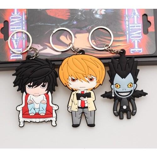 IVYYE Death Note Ryuk Anime Key Chain PVC Figure Keyring cute Toys Keychain Keyholder Birthday Gifts Unisex NEW