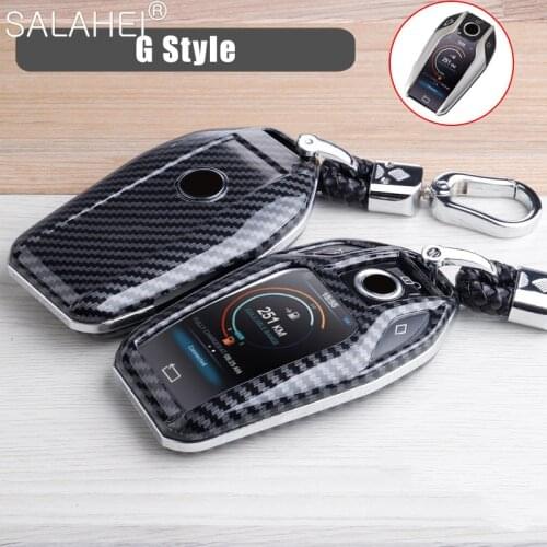 ABS Car Fully Key Case LED Display Key Cover Case For BMW 5 7 series G11 G12 G30 G31 G32 i8 I12 I15 G01 X3 G02 X4 G05 X5 G07 X7
