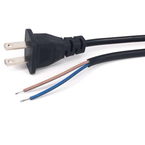 EU European AC Power Extension Cable US Japan Plug Power Supply Cord 1.5m 18AWG For Electrical Sockets Outdoor Lamp Bulb Light